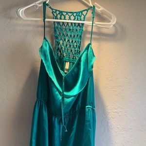Teal dress